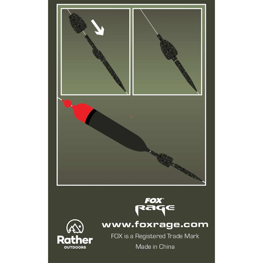Fox Rage Predator Camo Run - Kit Anelli E Perline Per Montatura FAC094, Mimetica - 2
